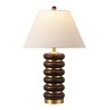 Arani Table Lamp - 24.5 Inch Height - TBL4601 - Dark Brown/Brass - Safavieh - 2 of 4