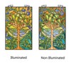 Chloe Lighting Eden Tiffany-Glass "tree Of Life" Window Panel 20x32 - 2 of 4