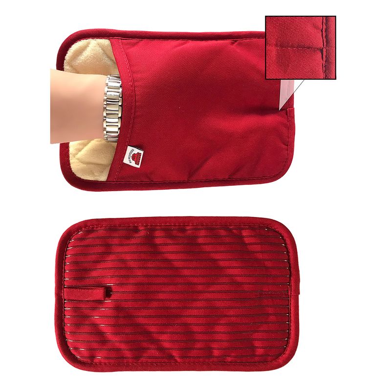 Big Red House Pot Holders - Kitchen Pot Holder for Hot Pan Handle with Heat Resistant Silicone Grips & Terry Cotton Infill (Set of 2), 3 of 7
