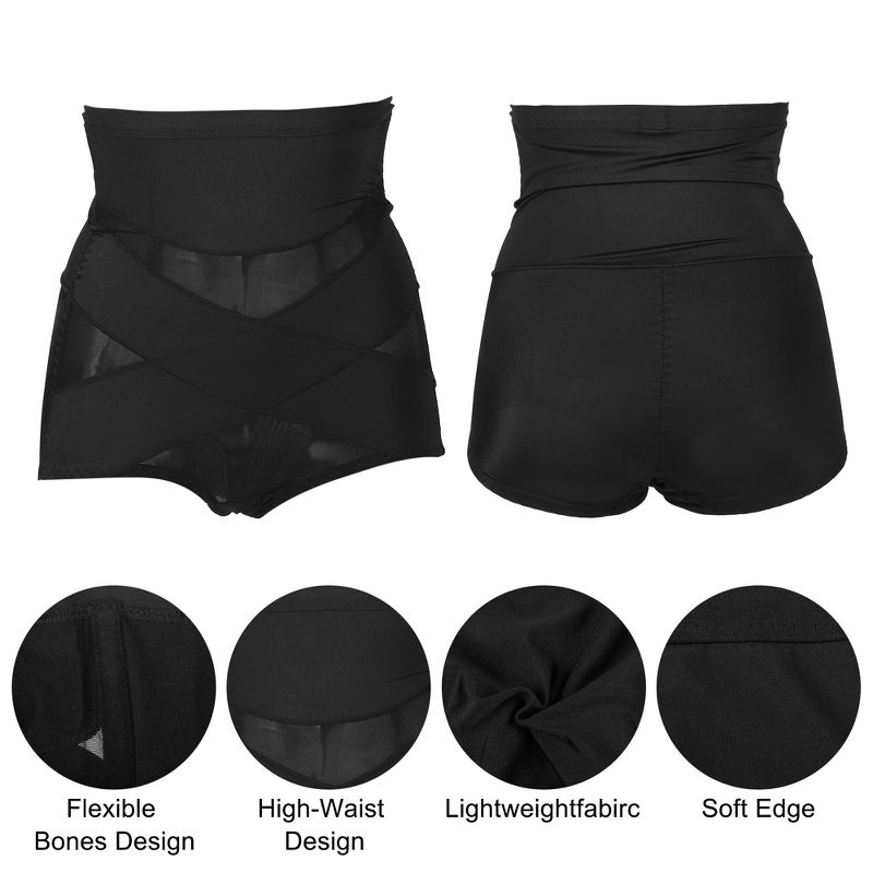 Unique Bargains High Waist Women Slimming Body Shaping Tummy Control Shapewear Control Panties Underwear 1 Pcs, 4 of 6