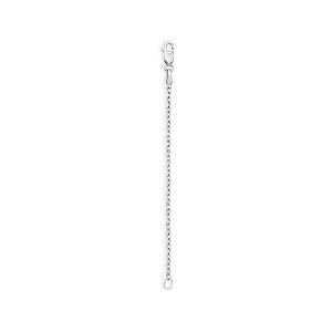 Ross-Simons 1.8mm 14kt White Gold Cable-Chain Necklace Extender - 1 of 3
