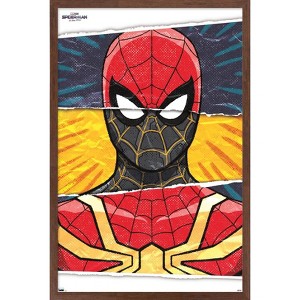 Trends International Marvel Spider-Man: No Way Home - Costume Trio Framed Wall Poster Prints - 1 of 4