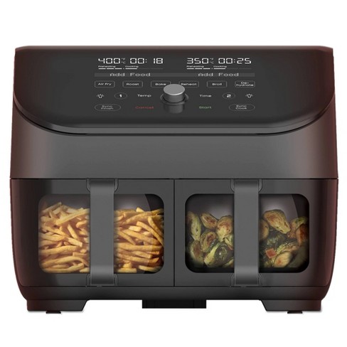 Instant Pot Vortex Plus Stainless Steel Dual-Basket 8-in-1 Air Fryer with  ClearCook