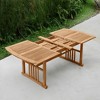 7pc Rowlette Teak Patio Dining Set with Cushion - Cambridge Casual
 - image 4 of 4