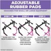 Refurbished Liquid Stands 2 Tier Keyboard Stand Attachment - Adjustable Piano Stand for 54, 88 Key - Double Extender for Square Tube Z Style Stands - 4 of 4