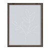 Kate & Laurel All Things Decor 16"x20" Blake Modern Blue Botanical Line Sketch Print 2 Framed Printed Glass - 4 of 4