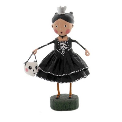 Lori Mitchell 6.75" Skeleton Princess Halloween Witch  -  Decorative Figurines