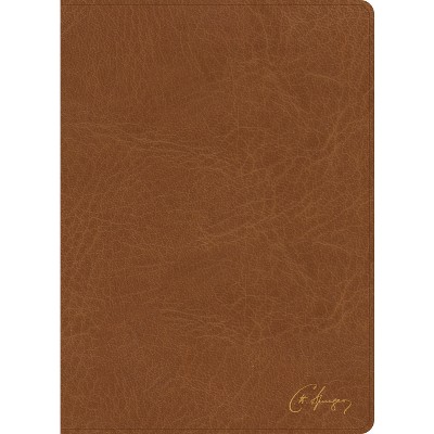 KJV Spurgeon Study Bible, Tan Leathertouch - by  Alistair Begg & Holman Bible Publishers (Leather Bound)