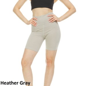 Infinite Basics Women's High Waist Tummy Control Yoga Bike Shorts - Great For Working Out Or For Everyday Use - 1 of 4