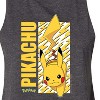 Women's - Pokémon - Pikachu Lightning Bolts Graphic Racerback Tank - 2 of 3