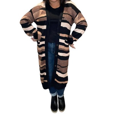 Women's Buttoned Sweater Cardigan - saltwater LUXE