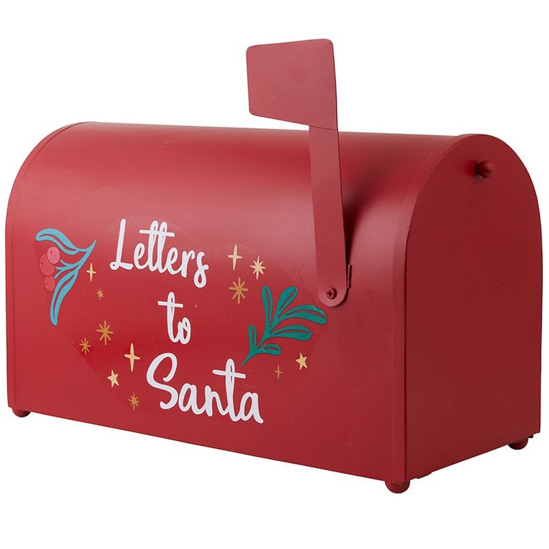 The Lakeside Collection Retro Santa Tabletop Mailbox, 1 of 3