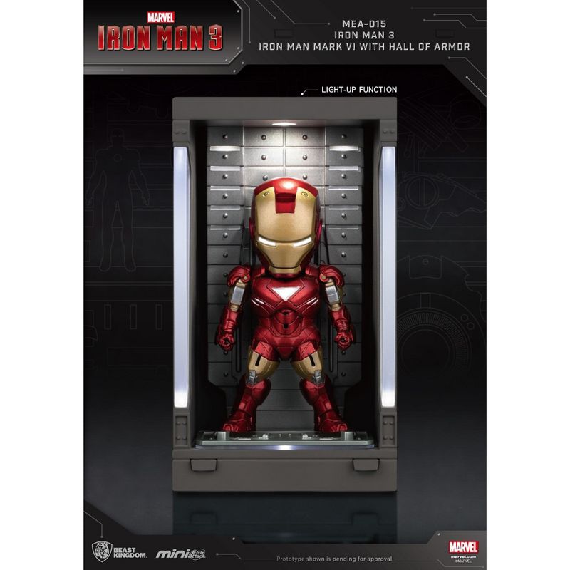 Marvel Iron Man 3 /Iron Man Mark VI with Hall of Armor (Mini Egg Attack), 3 of 6