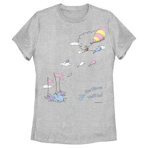 Women's Dr. Seuss Oh The Places You'll Go Scene T-Shirt - 1 of 4