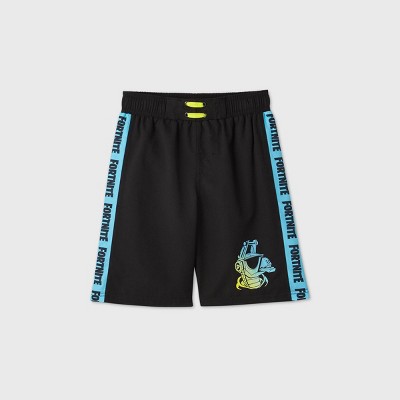 Kids Fortnite Swim Trunks Boys Fortnite Swim Trunks Blue Black Target