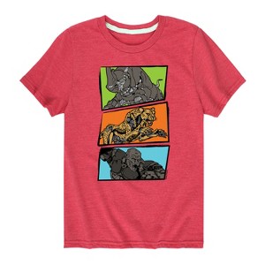 Boys' - Transformers - Maximal Action Panels Short Sleeve Graphic T-Shirt - 1 of 3