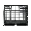 SEVOBAL Pet Crates and Houses 52 Inches Strong Iron Dog Kennel with Detachable Floor Panel Smooth Gliding Casters, Black, 45"*29.5"*52" - 3 of 4