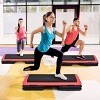 Costway Fitness Aerobic Step 43'' Cardio Adjust 4'' - 6'' - 8'' Exercise Stepper w/Risers Red - 3 of 4