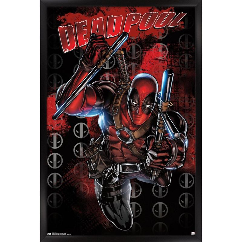 Trends International Marvel Comics - Deadpool Framed Wall Poster Prints, 1 of 7