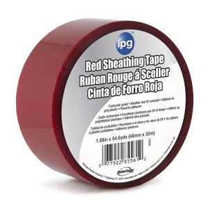 IPG 1.88 in. W X 54.6 yd L Red Acrylic Adhesive Sheathing Tape - 1 of 1