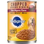 Pedigree Chopped Ground Dinner Wet Dog Food with Beef Filet Mignon Flavor - 13.2oz