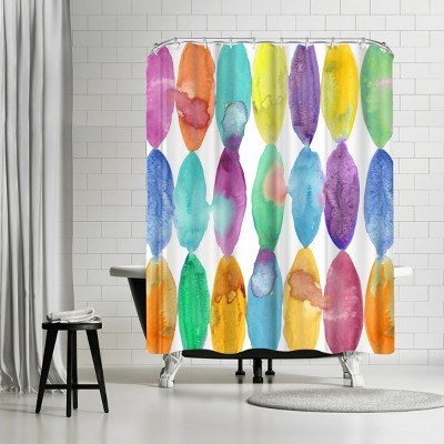 Americanflat Canoe by Pi Creative Art Shower Curtains