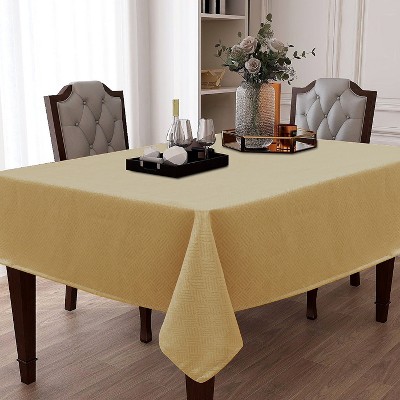 Kate Aurora Luxe Living Raised Chenille All Purpose Fabric Tablecloth