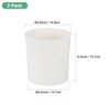Unique Bargains Plastic Lightweight Modern Design Plant Pot Round 2 Pcs - 3 of 4