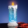 Collections Etc Color Changing Snow Globe Candle 3.5 X 3.5 X 9.5 - 3 of 4