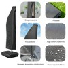 Direct Wicker Outdoor Patio Cantilever Umbrella Zipper Cover - 3 of 4