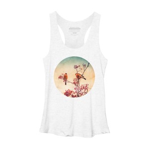 Women's Design By Humans Bullfinch eat rowan By AnnArtshock Racerback Tank Top - 1 of 3