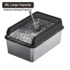 XL Stainless Steel Litter Box with Lid, Litter Box for Big Cats with Sifter Scoop and Double Layer Litter Mat, 8" Deep Metal Cat Litter Box - 3 of 4