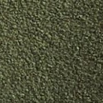 green + boucle + solid wood