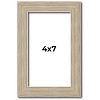PosterPalooza | 4x7 Thin Barnwood Picture Frame, UV Acrylic, 2 Finishes - Grey and Black - 2 of 4