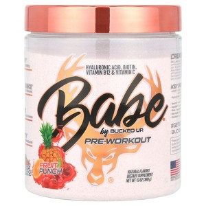 Bucked Up Babe, Pre-Workout, Fruit Punch, 13 oz (369 g) - 1 of 2