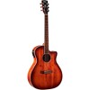 Cort GA-MEDX Grand Regal Mahogany Acoustic-Electric Guitar Natural - 3 of 3