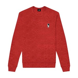 Dalix Astronaut Embroidered Crewneck Fleece Sweatshirt Pullover Mens - 1 of 4