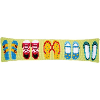 Vervaco Draft Stopper Counted Cross Stitch Kit 32"X8"-Summer Shoes