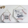 TX USA Corporation Home Decorative Reversible Baseball Wall Art - Set of 2 - 2 of 2