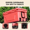 HANPURE Red outdoor Camping Picnic Fishing portable cooler 65QT Portable Insulated Cooler Box - 2 of 4