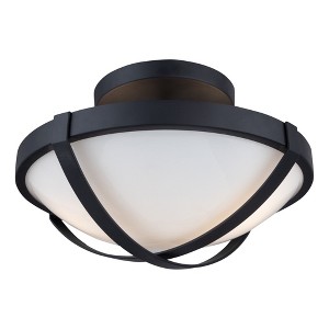 Artcraft Lighting Cara 2 - Light Flush Mount in  Black - 1 of 2