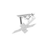 Mount-It! Motorized Ceiling TV Mount With Remote, Electric Flip Down Pitched Roof Mount Fits 32 to 55 Inch Flat Screen TVs and Monitors, White - 3 of 4