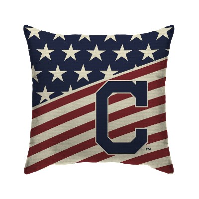 MLB Cleveland Indians Americana Decorative Throw Pillow