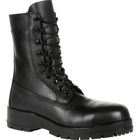 Black combat boots shop women's size 11