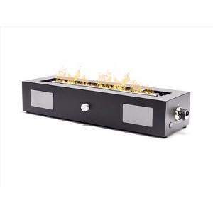 Ukiah Cascade 28 in. W Steel Outdoor Rectangular Propane Fire Pit with Sound System - 1 of 1