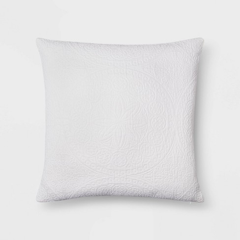 White square 2024 pillow shams