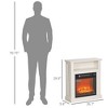 Kumasinova 27" Electric Fireplace with Remote Control,Freestanding Heater Stove Fireplace with Realistic Flame Effect for Living Room,Bedroom - 2 of 4