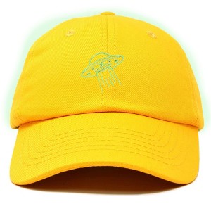 Dalix UFO Embroidered Alien Dad Hat Cotton Baseball Cap Adjustable Mens - 1 of 4
