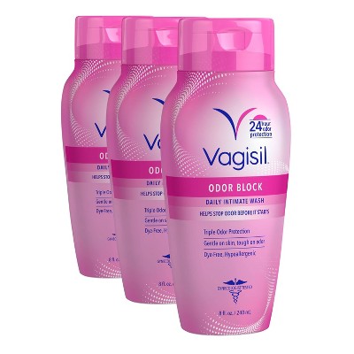 Vagisil Odor Block Daily Intimate Feminine Wash for Women - 12oz/3pk