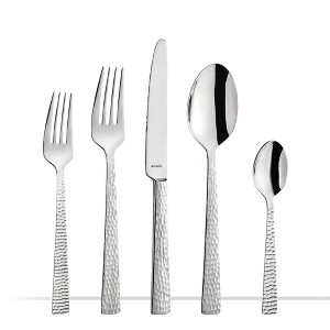 Amefa 20pc Felicity Flatware Set Hammered - 1 of 2